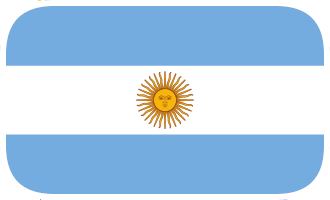 Flag for Argentina