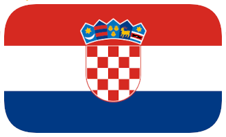 Flag for Croatia