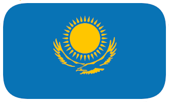 Flag for Kazakhstan