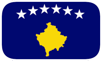 Flag for Kosovo